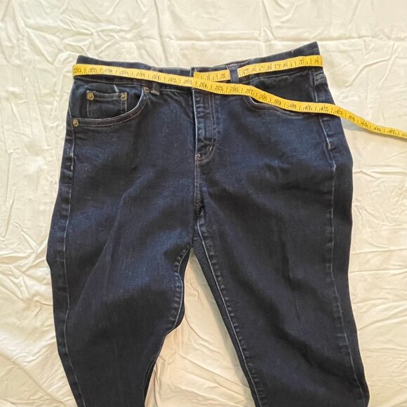 LRL Lauren Jeans Co 5 Pkt Modern Slim Size 8 Womens Dark Wash - Picture 6 of 12